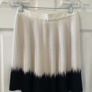 A.L.C. Ombre Pleated Skirt Black & White